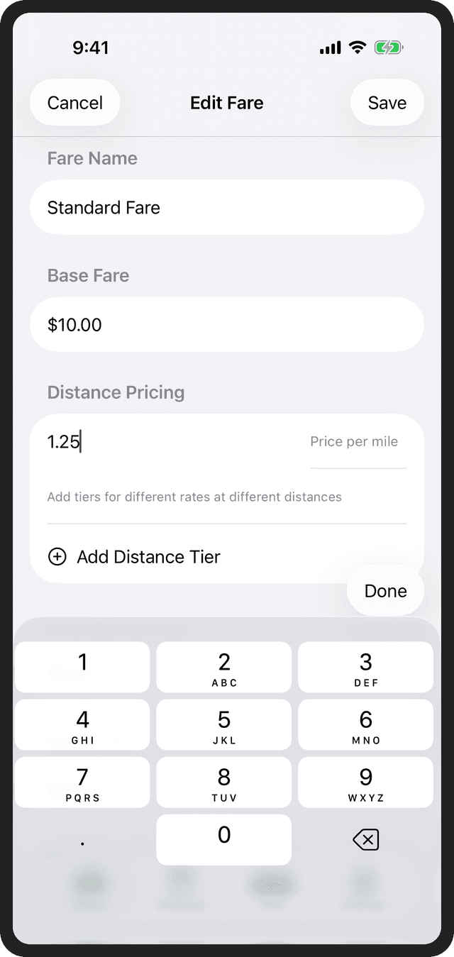 Professional Taximeter App for Drivers
